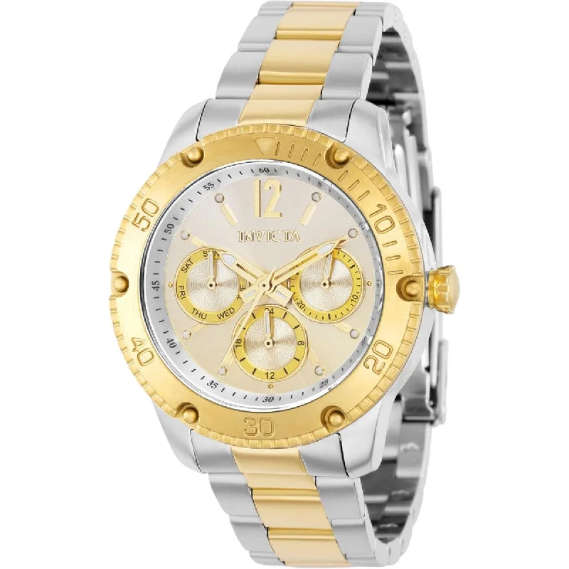 classic pocket watches for collectors Invicta Women's Quartz Watch - Angel Silver and Yellow Gold Steel Bracelet | 36727 classic pocket watches for collectors Invicta Women's Quartz Watch - Angel Silver and Yellow Gold Steel Bracelet | 36727