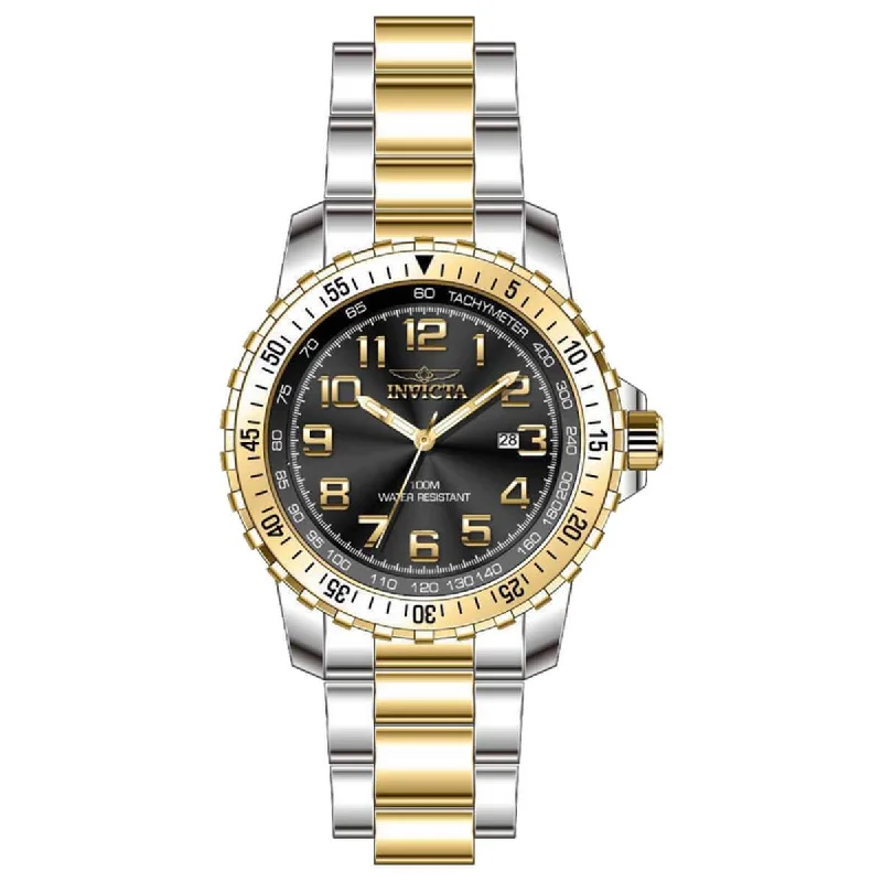 designer watches for special occasions Invicta Men's Watch - Specialty Silver Tone Case Black Dial Two Tone Bracelet | 39121 designer watches for special occasions Invicta Men's Watch - Specialty Silver Tone Case Black Dial Two Tone Bracelet | 39121