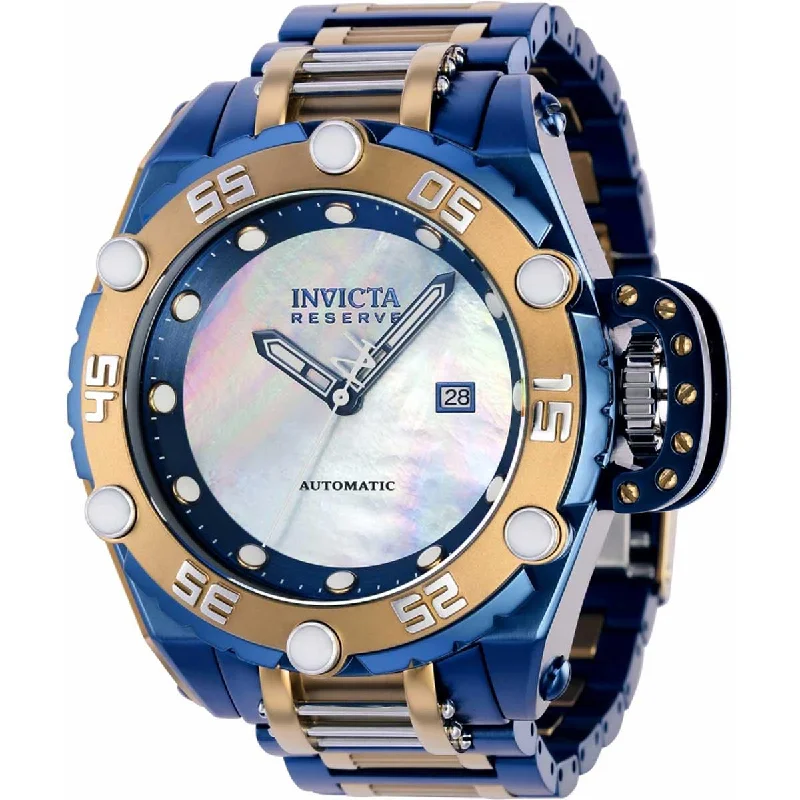 women’s watches with interchangeable bands Invicta Men's Automatic Watch - Flying Fox White MOP Dial Steel Bracelet | 37042 women’s watches with interchangeable bands Invicta Men's Automatic Watch - Flying Fox White MOP Dial Steel Bracelet | 37042