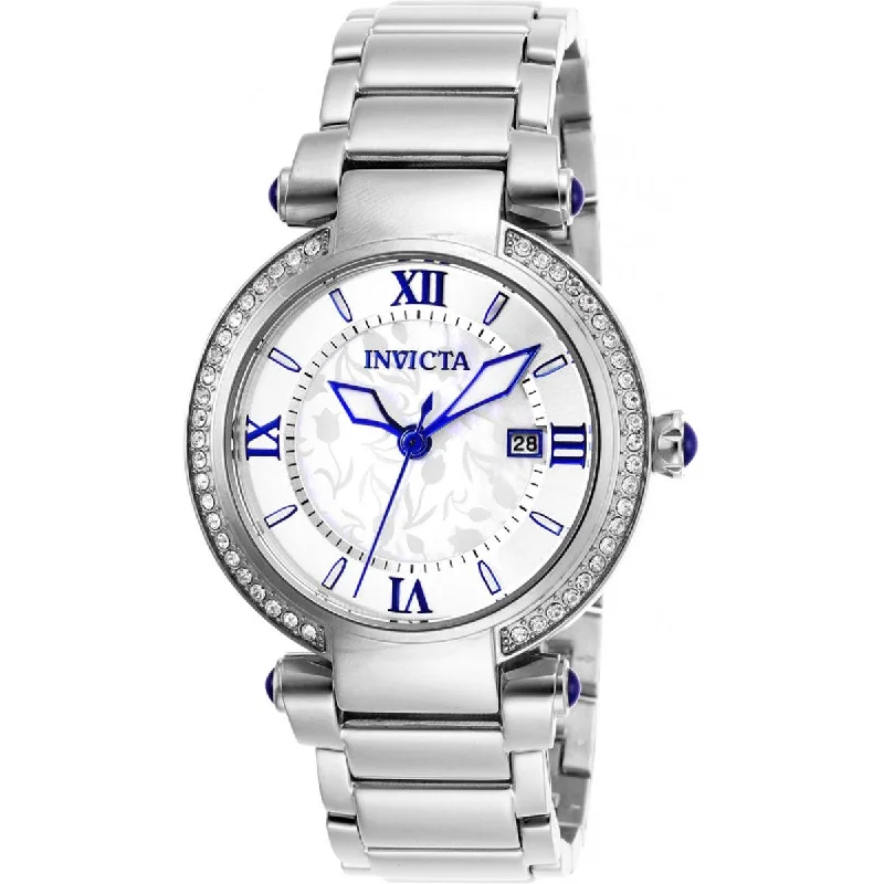 minimalistic watches for men with leather bands Invicta Women's Watch - Angel Japanese Quartz White MOP Dial Steel Bracelet | 27082 minimalistic watches for men with leather bands Invicta Women's Watch - Angel Japanese Quartz White MOP Dial Steel Bracelet | 27082