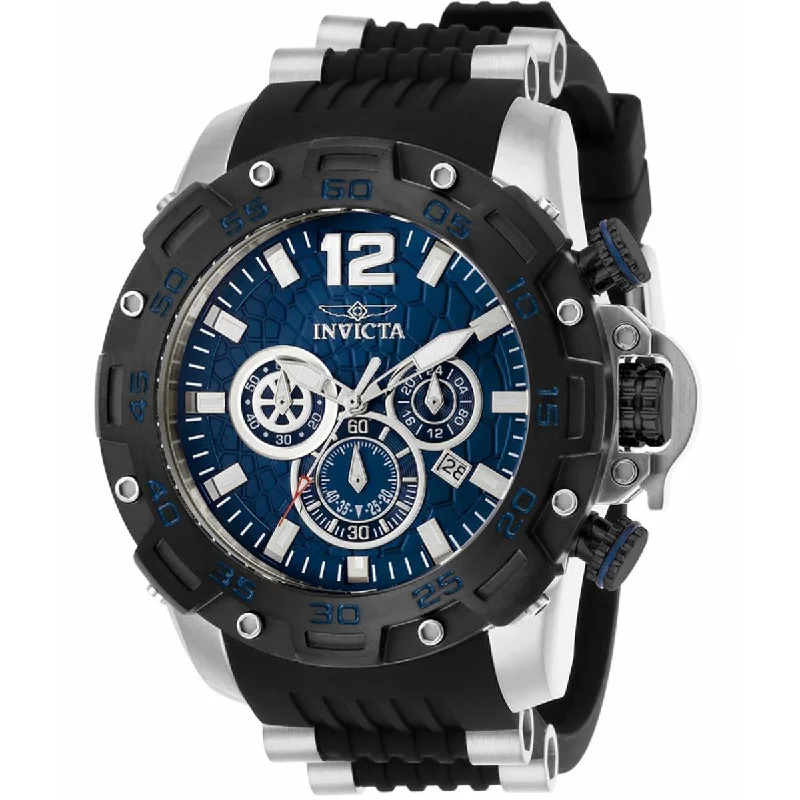 Luxury quartz watches with high-end movements Invicta Men's Watch - Pro Diver Chronograph Snakeskin Textured Blue Dial Strap | 26404 Luxury quartz watches with high-end movements Invicta Men's Watch - Pro Diver Chronograph Snakeskin Textured Blue Dial Strap | 26404