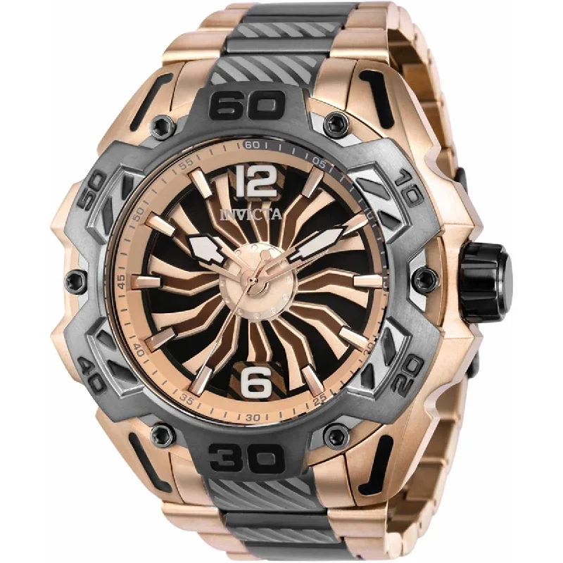 stylish watches for everyday wear Invicta Men's Automatic Watch - Aviator Black and Rose Gold Dial Bracelet | 36109 stylish watches for everyday wear Invicta Men's Automatic Watch - Aviator Black and Rose Gold Dial Bracelet | 36109