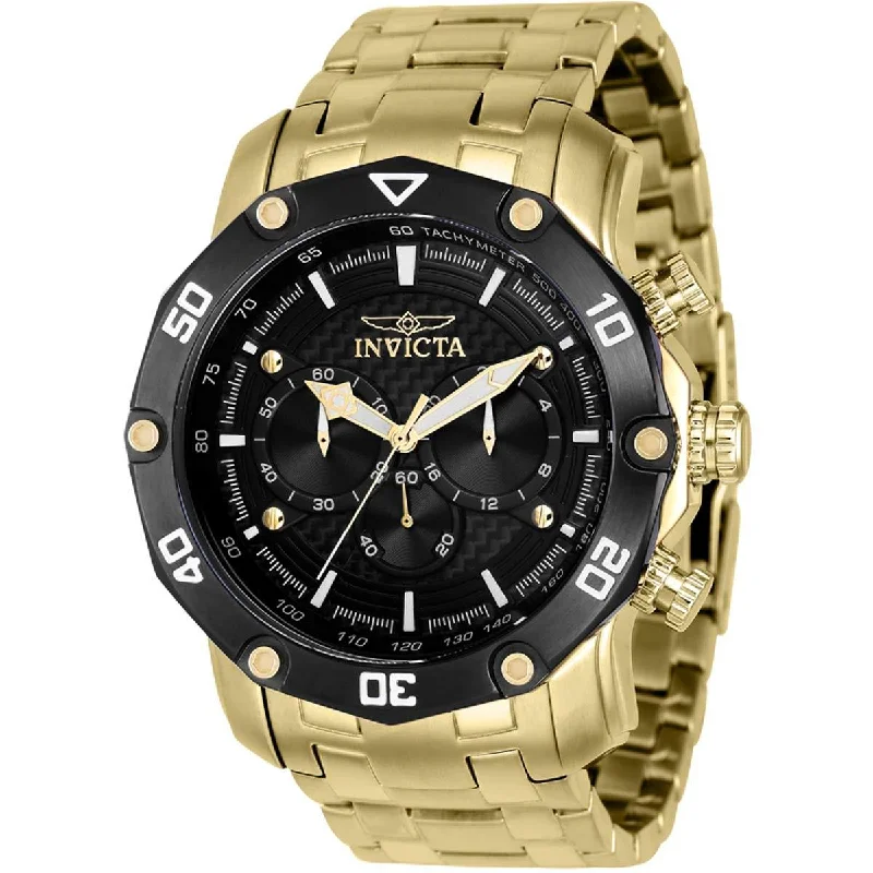 Men's dress watches with slim profile Invicta Men's Chronograph Watch - Pro Diver Black Carbon Fiber Dial Bracelet | 37725 Men's dress watches with slim profile Invicta Men's Chronograph Watch - Pro Diver Black Carbon Fiber Dial Bracelet | 37725