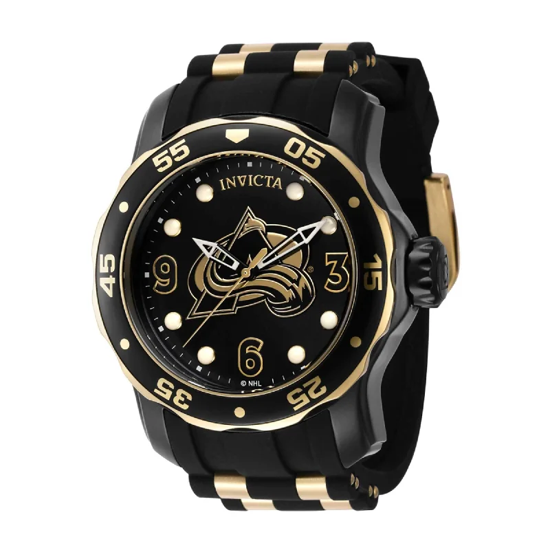 Watches with a luxurious look Invicta Men's Watch - NHL Colorado Avalanche Rotating Bezel Silicone Strap | 42323 Watches with a luxurious look Invicta Men's Watch - NHL Colorado Avalanche Rotating Bezel Silicone Strap | 42323