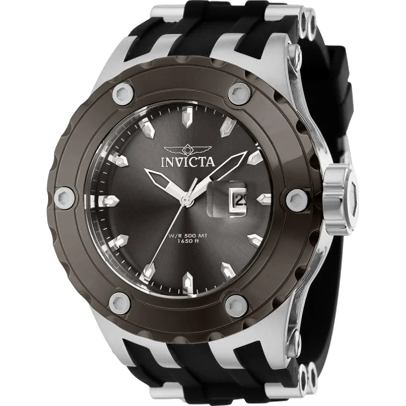 elegant dress watches for formal events Invicta Men's Watch - Subaqua Date Display Gunmetal Dial Rubber and SS Strap | 38690 elegant dress watches for formal events Invicta Men's Watch - Subaqua Date Display Gunmetal Dial Rubber and SS Strap | 38690
