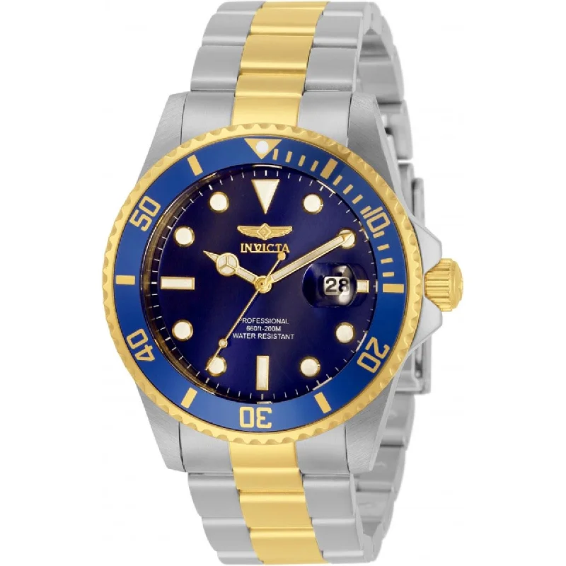 Watches with classic style for timeless appeal Invicta Men's Quartz Watch - Pro Diver Blue Dial Two Tone Steel Bracelet Dive | 33268 Watches with classic style for timeless appeal Invicta Men's Quartz Watch - Pro Diver Blue Dial Two Tone Steel Bracelet Dive | 33268