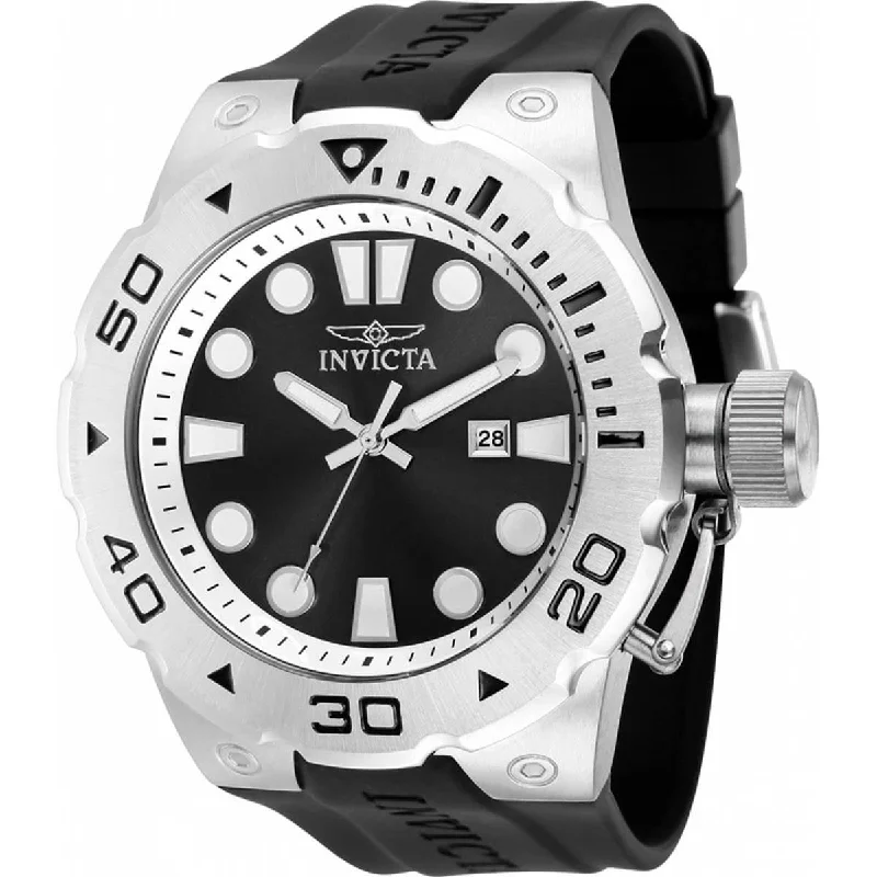 Watches for daily wear Invicta Men's Quartz Watch - Pro Diver Date Black Dial Silicone Rubber Strap | 36996 Watches for daily wear Invicta Men's Quartz Watch - Pro Diver Date Black Dial Silicone Rubber Strap | 36996