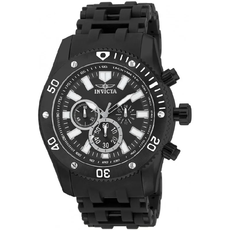 Watches with adjustable straps for a perfect fit Invicta Men's 14862 Sea Spider Black Polyurethane and Stainless Steel Watch Watches with adjustable straps for a perfect fit Invicta Men's 14862 Sea Spider Black Polyurethane and Stainless Steel Watch