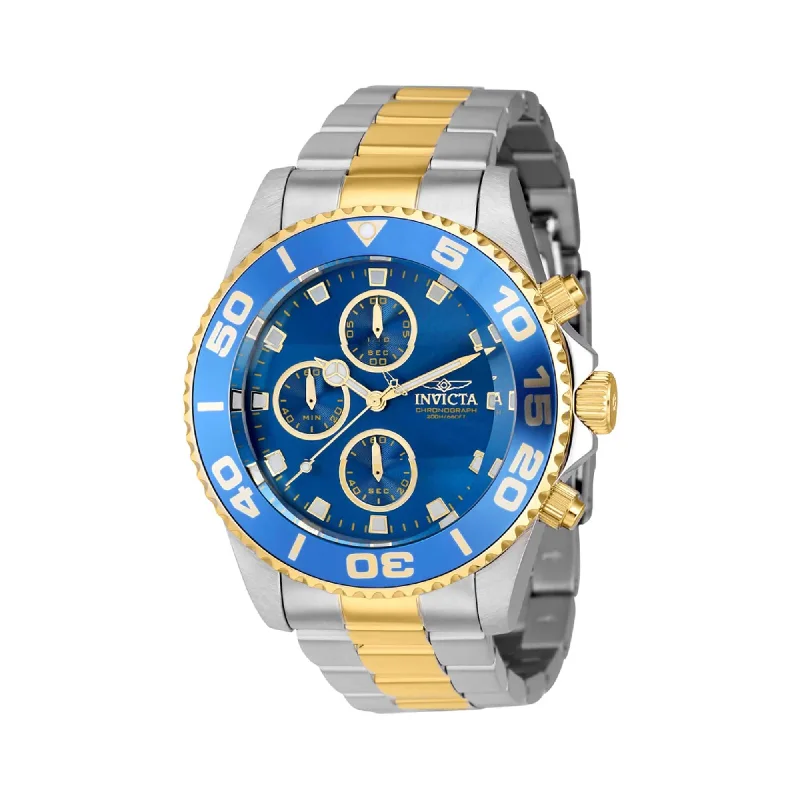 women’s watches with interchangeable bands Invicta Men's Chronograph Watch - Pro Diver Blue Dial Two Tone Bracelet | 43408 women’s watches with interchangeable bands Invicta Men's Chronograph Watch - Pro Diver Blue Dial Two Tone Bracelet | 43408