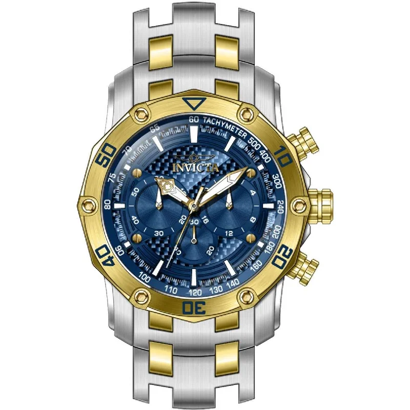Watches with a luxurious look Invicta Men's Watch - Pro Diver Chronograph Rotating Bezel Two Tone Bracelet | 38447 Watches with a luxurious look Invicta Men's Watch - Pro Diver Chronograph Rotating Bezel Two Tone Bracelet | 38447