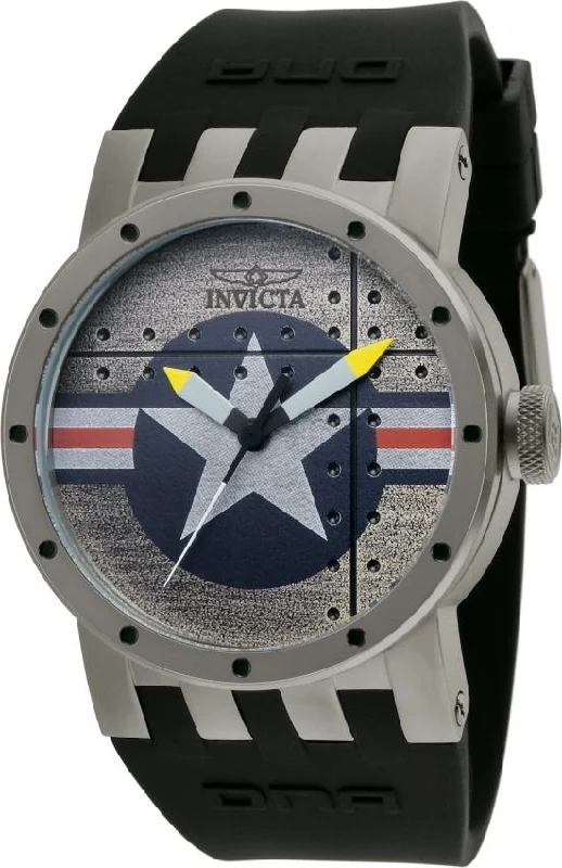 best luxury watches for men   Invicta Men's 11649 DNA Black Polyurethane Watch