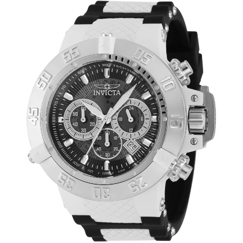 Watches made for exclusive collectors Invicta Men's Chronograph Watch - Subaqua Noma III Black and Silver Dial Strap | 38995 Watches made for exclusive collectors Invicta Men's Chronograph Watch - Subaqua Noma III Black and Silver Dial Strap | 38995
