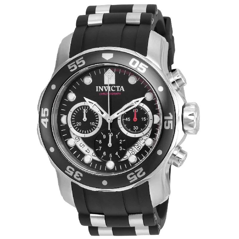 Watches with adjustable straps for a perfect fit Invicta Men's 21927 Pro Diver Scuba Black and Silver Polyurethane and Stainless Steel Watch Watches with adjustable straps for a perfect fit Invicta Men's 21927 Pro Diver Scuba Black and Silver Polyurethane and Stainless Steel Watch