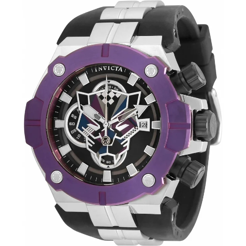 elegant dress watches for formal events Invicta Men's Chronograph Watch - Marvel Black Panther Black Silicone Strap | 36355 elegant dress watches for formal events Invicta Men's Chronograph Watch - Marvel Black Panther Black Silicone Strap | 36355