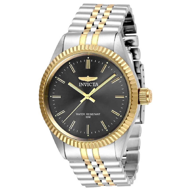 Watches with classic style for timeless appeal Invicta 29377 Men's Specialty Charcoal Dial Bracelet Quartz Watch Watches with classic style for timeless appeal Invicta 29377 Men's Specialty Charcoal Dial Bracelet Quartz Watch