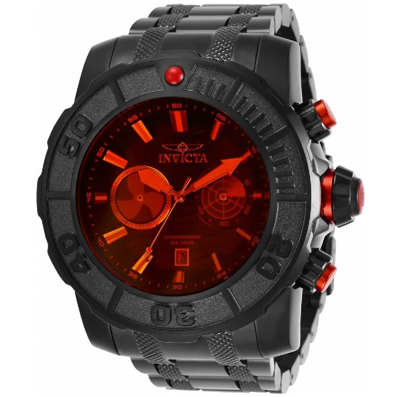 Watches for daily wear Invicta Men's Chronograph Watch - Coalition Forces Red Dial Black Bracelet | 29934 Watches for daily wear Invicta Men's Chronograph Watch - Coalition Forces Red Dial Black Bracelet | 29934