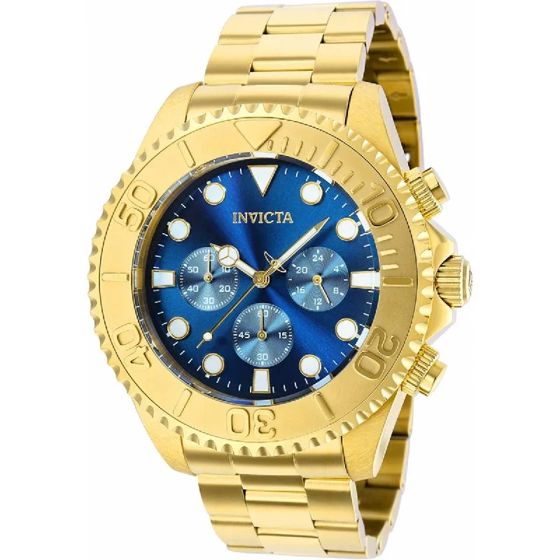 best luxury watches for men Invicta Men's Chronograph Watch - Pro Diver Blue Dial Yellow Gold Bracelet | 36974 best luxury watches for men Invicta Men's Chronograph Watch - Pro Diver Blue Dial Yellow Gold Bracelet | 36974