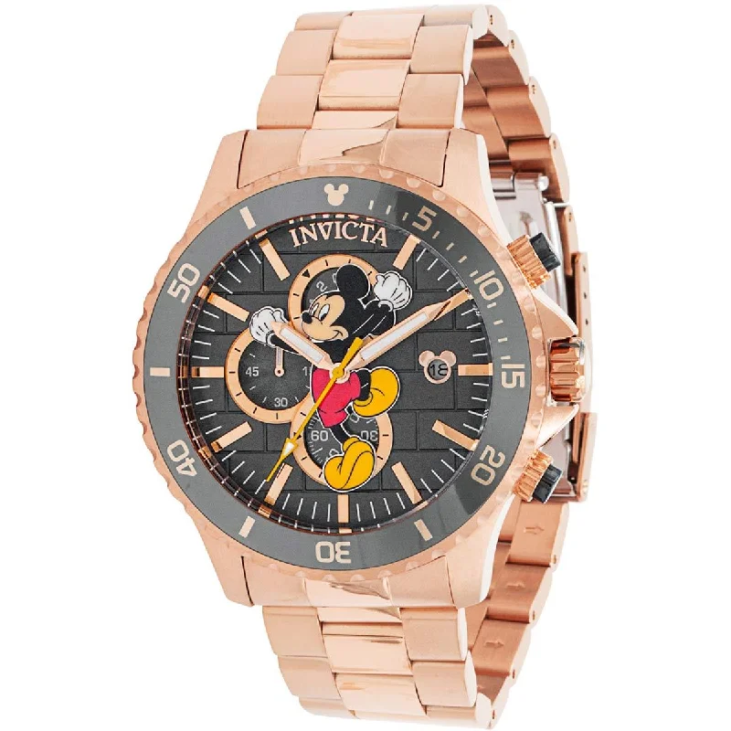 designer watches for special occasions Invicta Men's Watch - Disney Mickey Mouse Chronograph Rose Gold SS Bracelet | 39520 designer watches for special occasions Invicta Men's Watch - Disney Mickey Mouse Chronograph Rose Gold SS Bracelet | 39520