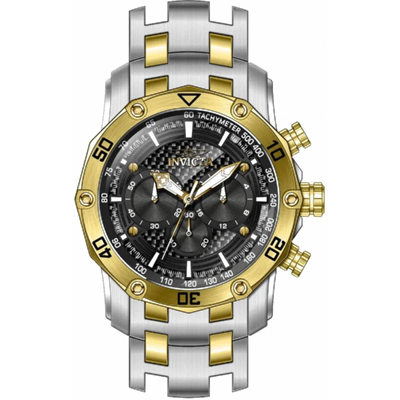 Watches with a stylish look Invicta Men's Watch - Pro Diver Quartz Chronograph Rotating Bezel Black Dial | 38448 Watches with a stylish look Invicta Men's Watch - Pro Diver Quartz Chronograph Rotating Bezel Black Dial | 38448