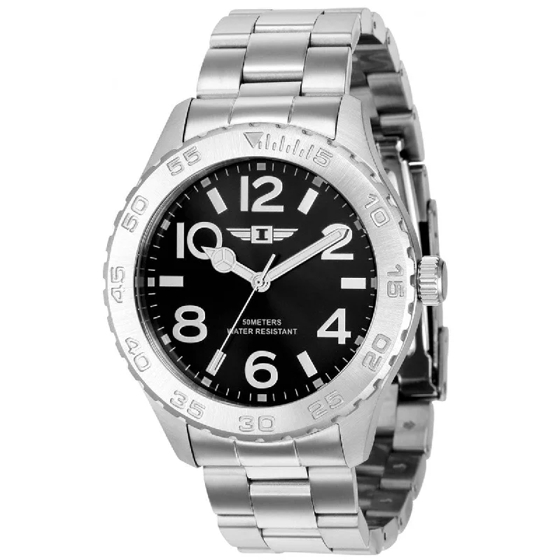 minimalistic watches for men with leather bands Invicta Men's Watch - I by Invicta Black Dial Stainless Steel Bracelet | IBI36487 minimalistic watches for men with leather bands Invicta Men's Watch - I by Invicta Black Dial Stainless Steel Bracelet | IBI36487