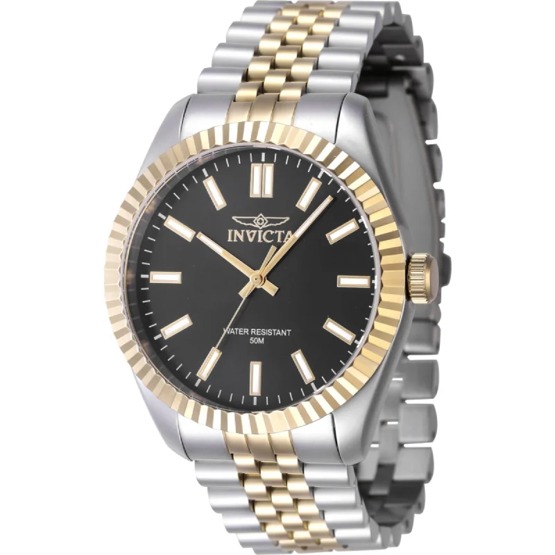 women’s watches with interchangeable bands Invicta Men's Watch - Specialty Quartz Black Dial Two Tone Steel Bracelet | 47483 women’s watches with interchangeable bands Invicta Men's Watch - Specialty Quartz Black Dial Two Tone Steel Bracelet | 47483