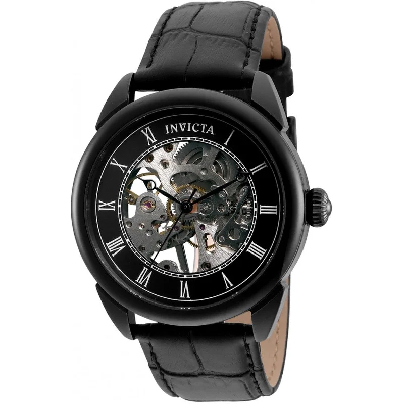 Casual watches for weekend outings Invicta Men's Watch - Specialty Mechanical Semi Skeleton Dial Leather Strap | 32632 Casual watches for weekend outings Invicta Men's Watch - Specialty Mechanical Semi Skeleton Dial Leather Strap | 32632