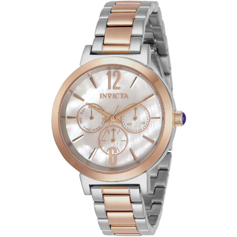 Luxury brand automatic watches for men Invicta Women's Quartz Watch - Angel Silver Oyster Dial Two Tone Bracelet | 31087 Luxury brand automatic watches for men Invicta Women's Quartz Watch - Angel Silver Oyster Dial Two Tone Bracelet | 31087