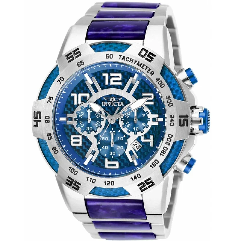classic pocket watches for collectors Invicta Men's Quartz Watch - Speedway Chrono Blue and Silver Dial Bracelet | 25503 classic pocket watches for collectors Invicta Men's Quartz Watch - Speedway Chrono Blue and Silver Dial Bracelet | 25503