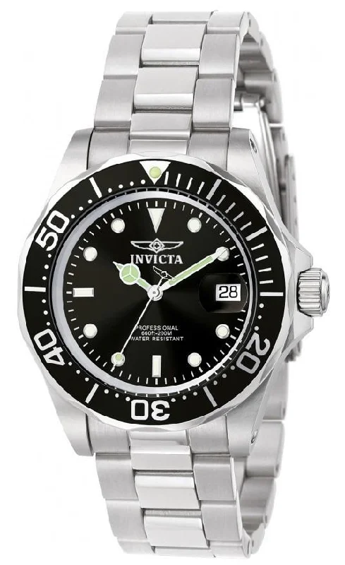 Watches with classic style for timeless appeal Invicta Men's Stainless Steel Watch - Pro Diver Quartz Black Dial Date | 9307 Watches with classic style for timeless appeal Invicta Men's Stainless Steel Watch - Pro Diver Quartz Black Dial Date | 9307