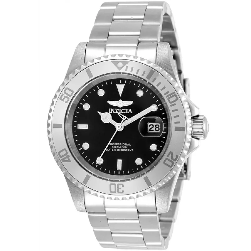 Watches made for exclusive collectors Invicta Men's Quartz Watch - Pro Diver Black Dial Stainless Steel Bracelet | 34022 Watches made for exclusive collectors Invicta Men's Quartz Watch - Pro Diver Black Dial Stainless Steel Bracelet | 34022