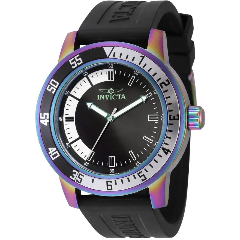 Watches made for exclusive collectors Invicta Men's Watch - Specialty Quartz White and Black Dial Silicone Strap | 37011 Watches made for exclusive collectors Invicta Men's Watch - Specialty Quartz White and Black Dial Silicone Strap | 37011