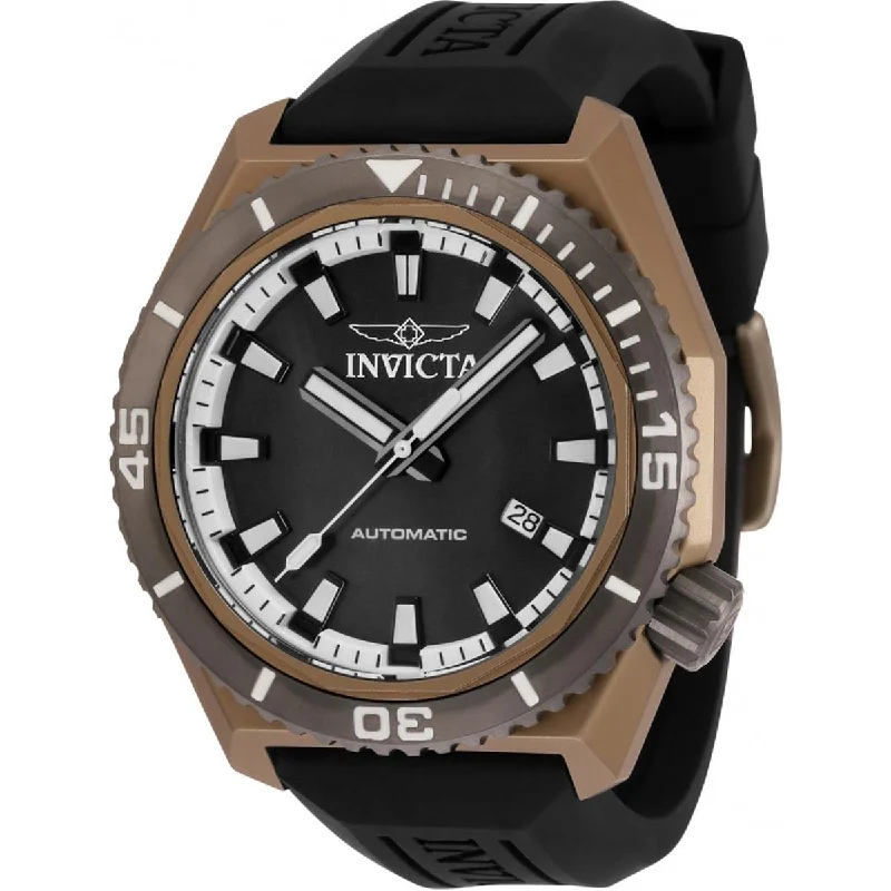 designer watches for special occasions Invicta Men's Automatic Watch - Pro Diver Black Dial Silicone Rubber Strap | 33906 designer watches for special occasions Invicta Men's Automatic Watch - Pro Diver Black Dial Silicone Rubber Strap | 33906