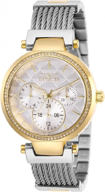 stylish watches for everyday wear   Invicta Women's 28921 Angel Silver Watch