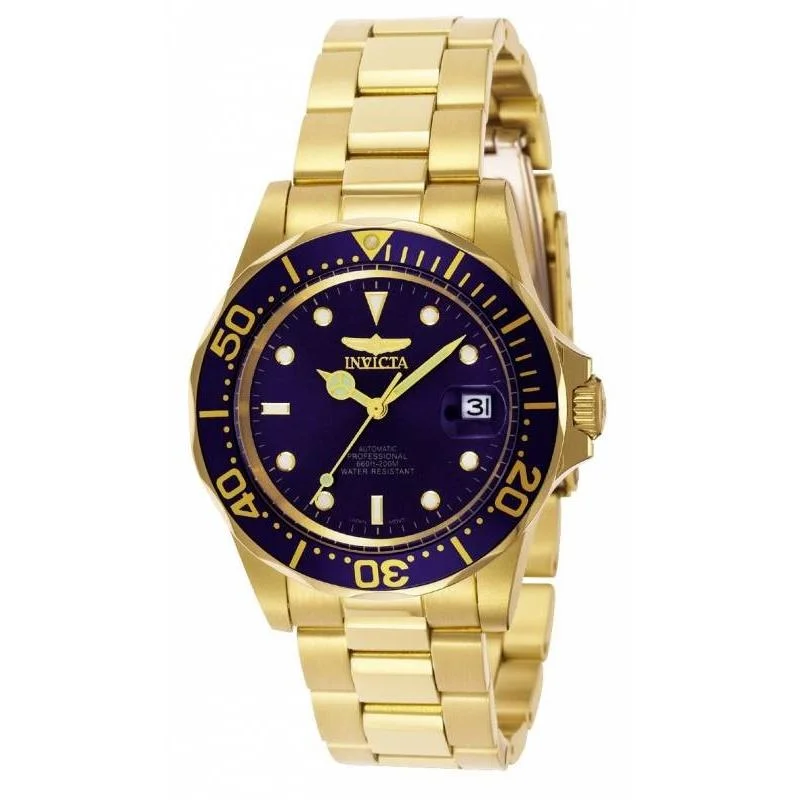 Watches made for exclusive collectors Invicta Men's 8930 Pro Diver Automatic Gold-Tone Stainless Steel Watch Watches made for exclusive collectors Invicta Men's 8930 Pro Diver Automatic Gold-Tone Stainless Steel Watch