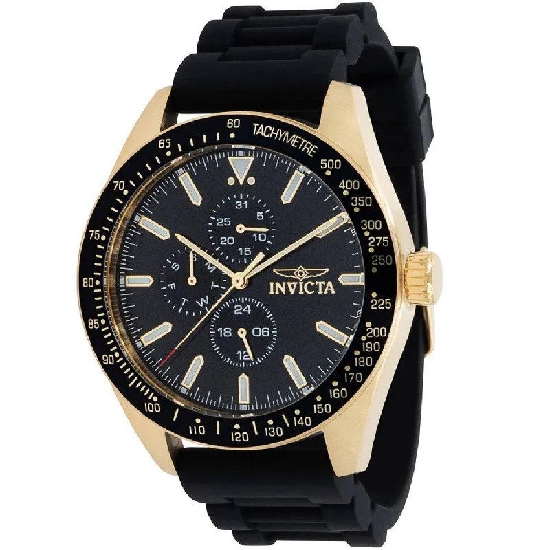 best luxury watches for men Invicta Men's Quartz Watch - Aviator Date Black Dial Silicone Rubber Strap | 38404 best luxury watches for men Invicta Men's Quartz Watch - Aviator Date Black Dial Silicone Rubber Strap | 38404