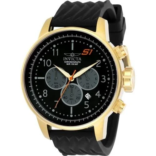 Watches with a stylish look   Invicta Men's 23816 S1 Rally Black Silicone Watch