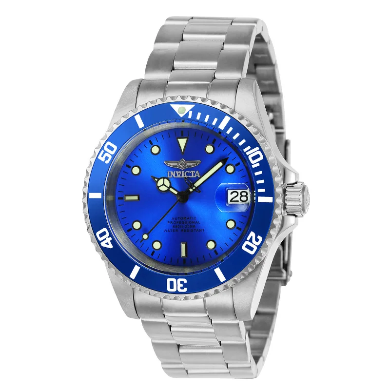 Watches with a stylish look   Invicta 24761 Men's Pro Diver Automatic Blue Dial Stainless Steel Bracelet Dive Watch