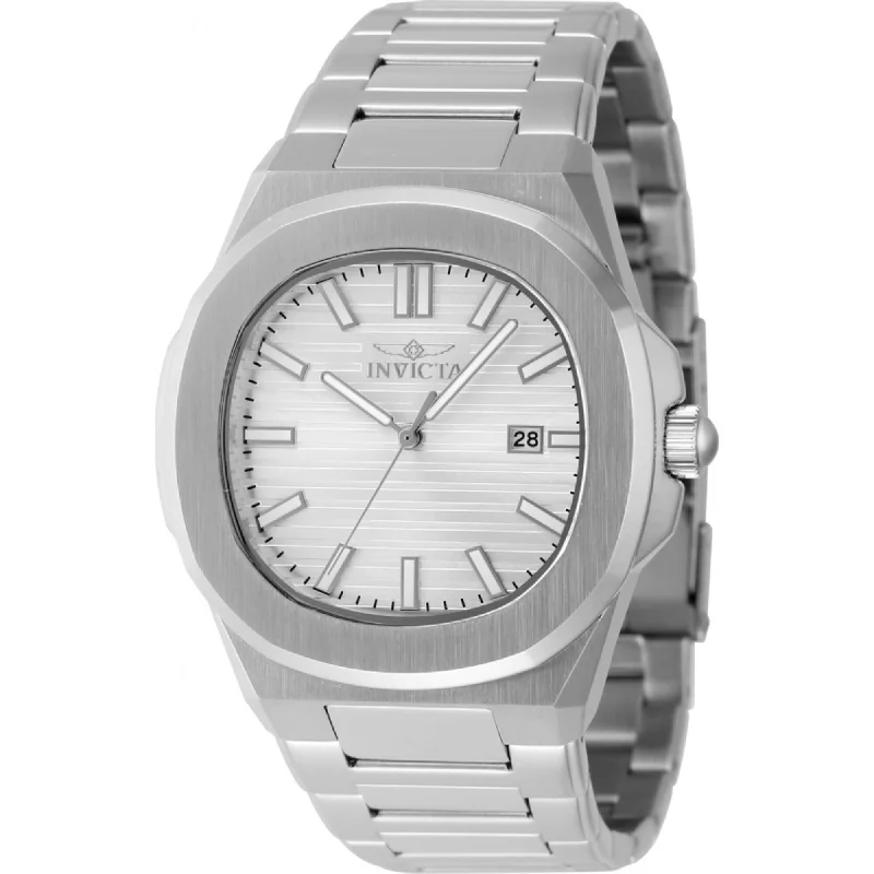 stylish watches for casual wear Invicta Men's Watch - Speedway Quartz Silver Tone Dial Steel Bracelet | 48318 stylish watches for casual wear Invicta Men's Watch - Speedway Quartz Silver Tone Dial Steel Bracelet | 48318