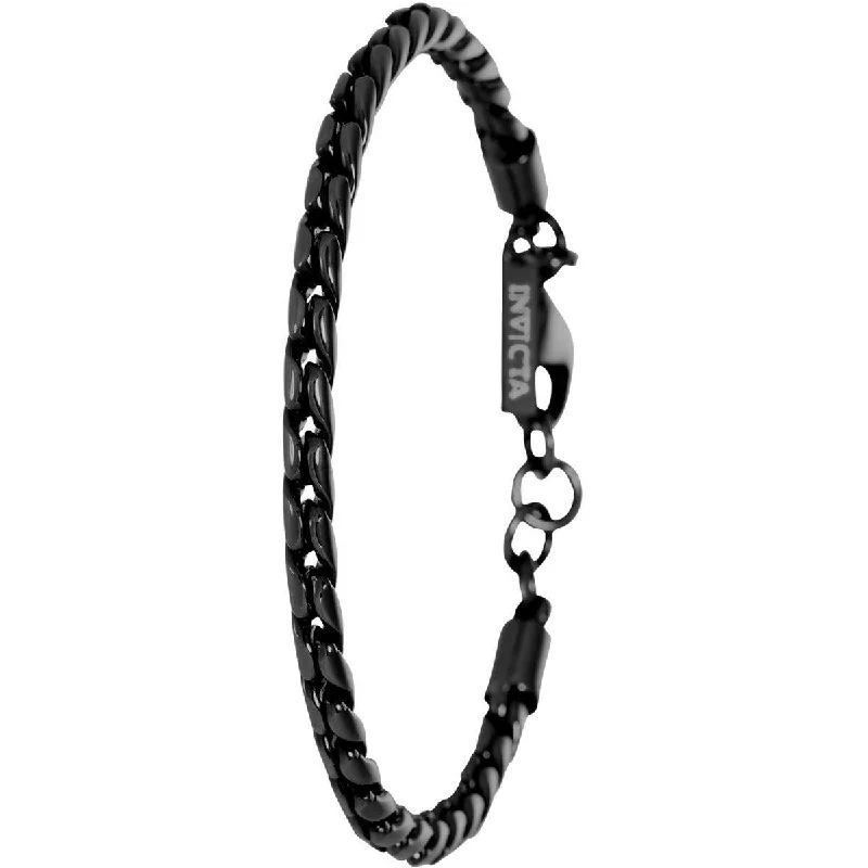 minimalistic watches for men with leather bands Invicta Men's Bracelet - Elements Black Stainless Steel Hook Buckle Clasp | 39615 minimalistic watches for men with leather bands Invicta Men's Bracelet - Elements Black Stainless Steel Hook Buckle Clasp | 39615