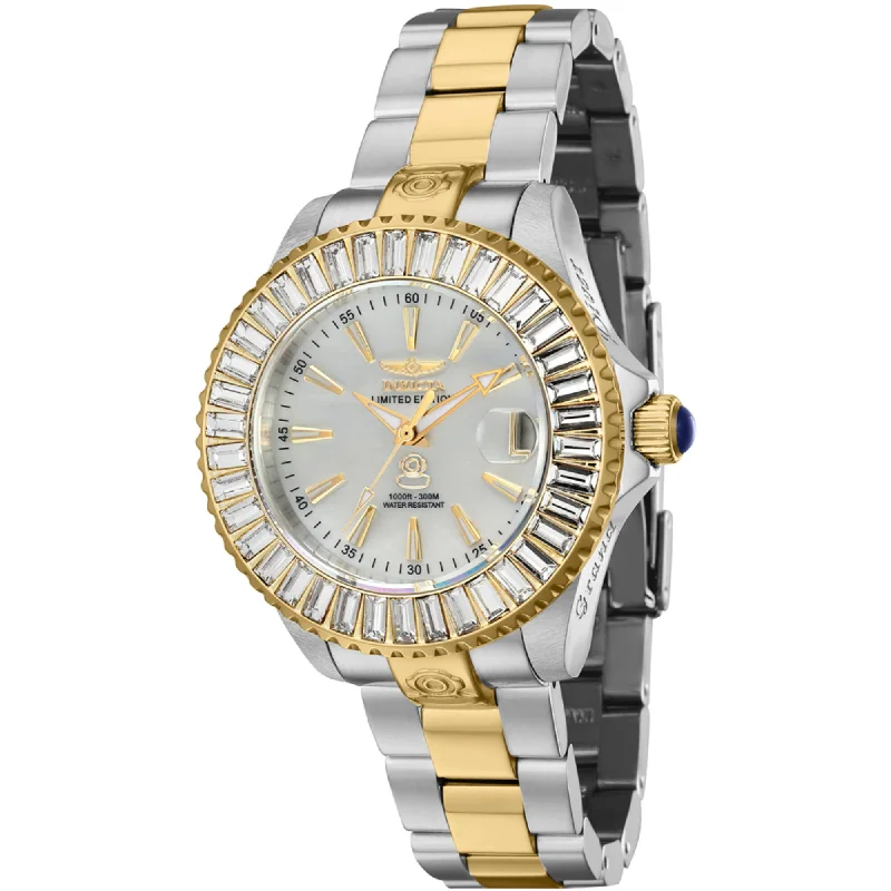 Luxury brand automatic watches for men Invicta Women's Watch - Pro Diver Automatic White MOP Dial Two Tone Bracelet | 44320 Luxury brand automatic watches for men Invicta Women's Watch - Pro Diver Automatic White MOP Dial Two Tone Bracelet | 44320