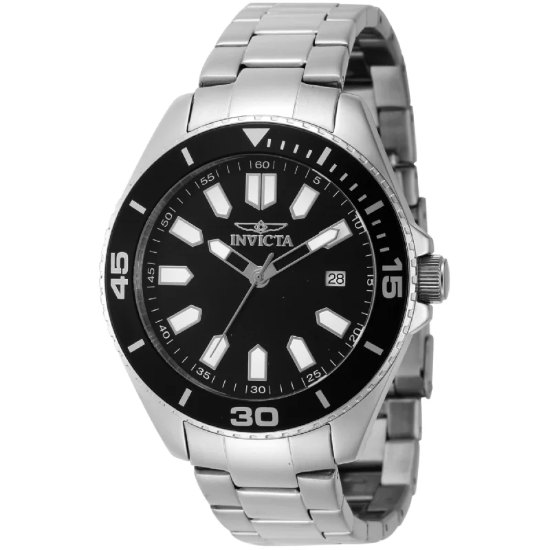 women’s watches with interchangeable bands Invicta Men's Watch - Pro Diver Quartz Black Dial Stainless Steel Bracelet | 46316 women’s watches with interchangeable bands Invicta Men's Watch - Pro Diver Quartz Black Dial Stainless Steel Bracelet | 46316