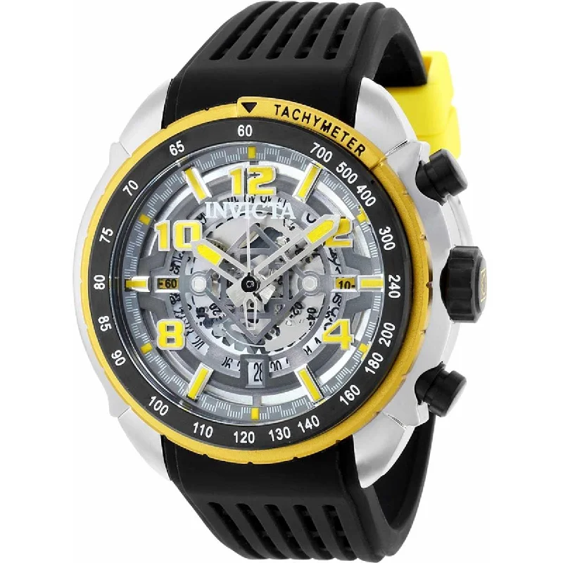 Formal watches for evening events Invicta Men's Chronograph Watch - S1 Rally Quartz Black Silicone Rubber Strap | 36365 Formal watches for evening events Invicta Men's Chronograph Watch - S1 Rally Quartz Black Silicone Rubber Strap | 36365