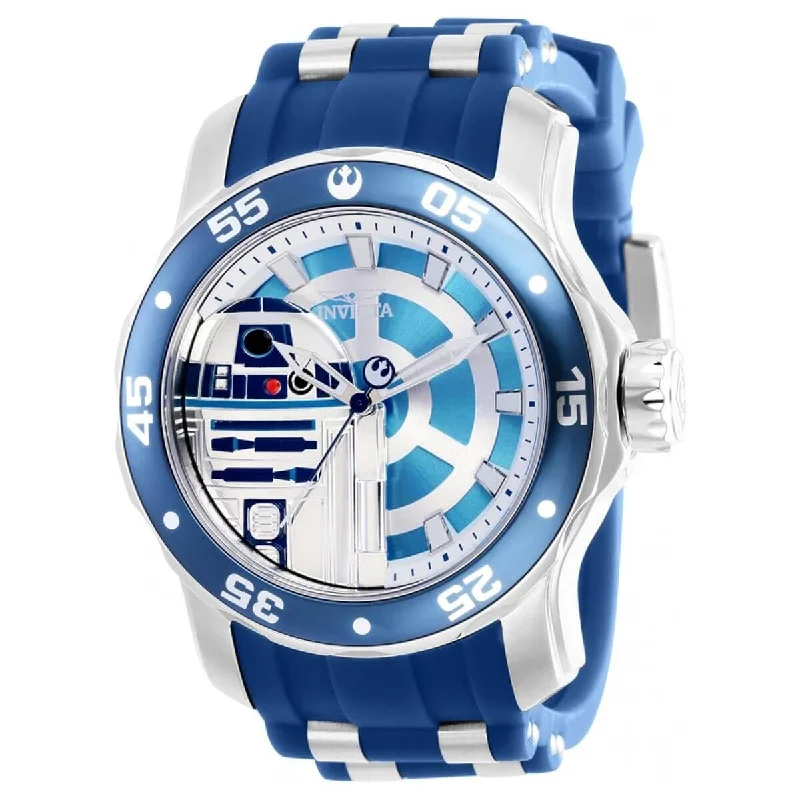 Watches with classic style for timeless appeal Invicta Men's Quartz Watch - Star Wars Blue and Silver Tone Dial Strap | 39539 Watches with classic style for timeless appeal Invicta Men's Quartz Watch - Star Wars Blue and Silver Tone Dial Strap | 39539