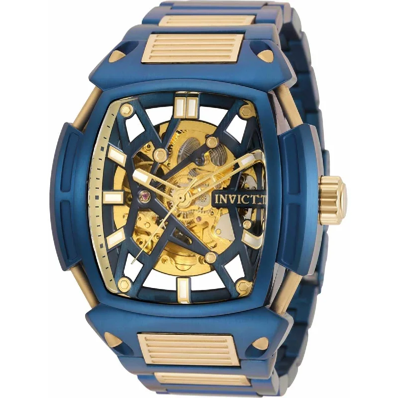 Watches with a sophisticated look Invicta Men's Automatic Watch - S1 Rally Diablo Skeleton Dial Two Tone Steel | 34637 Watches with a sophisticated look Invicta Men's Automatic Watch - S1 Rally Diablo Skeleton Dial Two Tone Steel | 34637