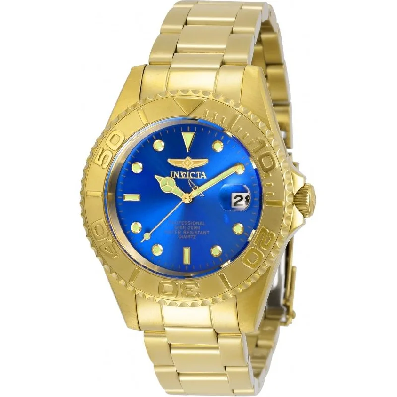 Watches with a luxurious look   Invicta Men's 29940 Pro Diver Gold-Tone Stainless Steel Watch