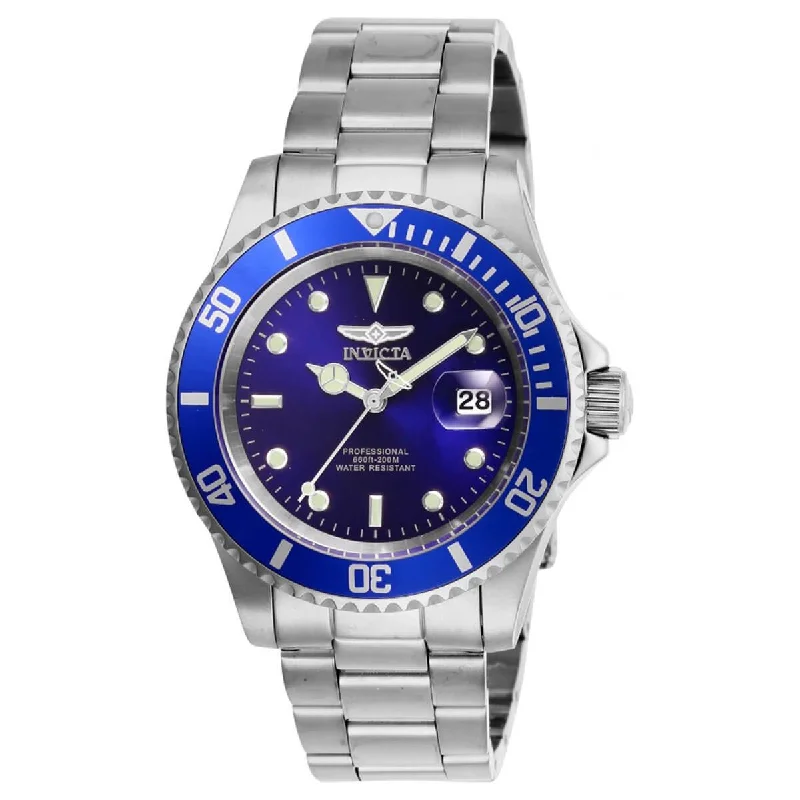 watches with custom engravings for gifts Invicta Men's Quartz Watch - Pro Diver Blue Dial Stainless Steel Bracelet | 26971 watches with custom engravings for gifts Invicta Men's Quartz Watch - Pro Diver Blue Dial Stainless Steel Bracelet | 26971
