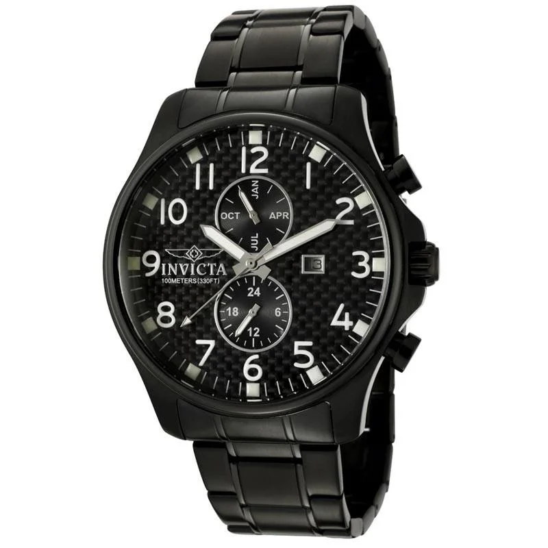 women’s watches with interchangeable bands Invicta Men's 0383 Specialty Chronograph Black Stainless Steel Watch women’s watches with interchangeable bands Invicta Men's 0383 Specialty Chronograph Black Stainless Steel Watch
