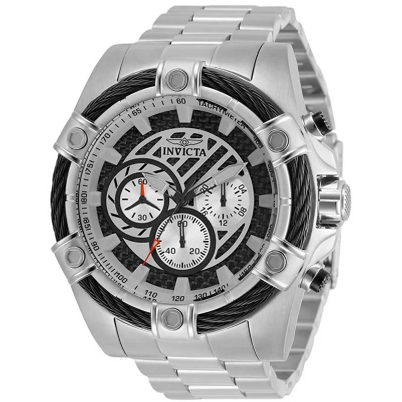 Luxury brand automatic watches for men Invicta Men's Japanese Quartz Watch - Bolt Black and Silver Dial Bracelet | 35148 Luxury brand automatic watches for men Invicta Men's Japanese Quartz Watch - Bolt Black and Silver Dial Bracelet | 35148