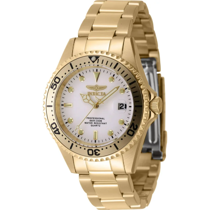 stylish watches for casual wear Invicta Men's Quartz Watch - Pro Diver White Dial Yellow Gold Bracelet | 8938OB stylish watches for casual wear Invicta Men's Quartz Watch - Pro Diver White Dial Yellow Gold Bracelet | 8938OB