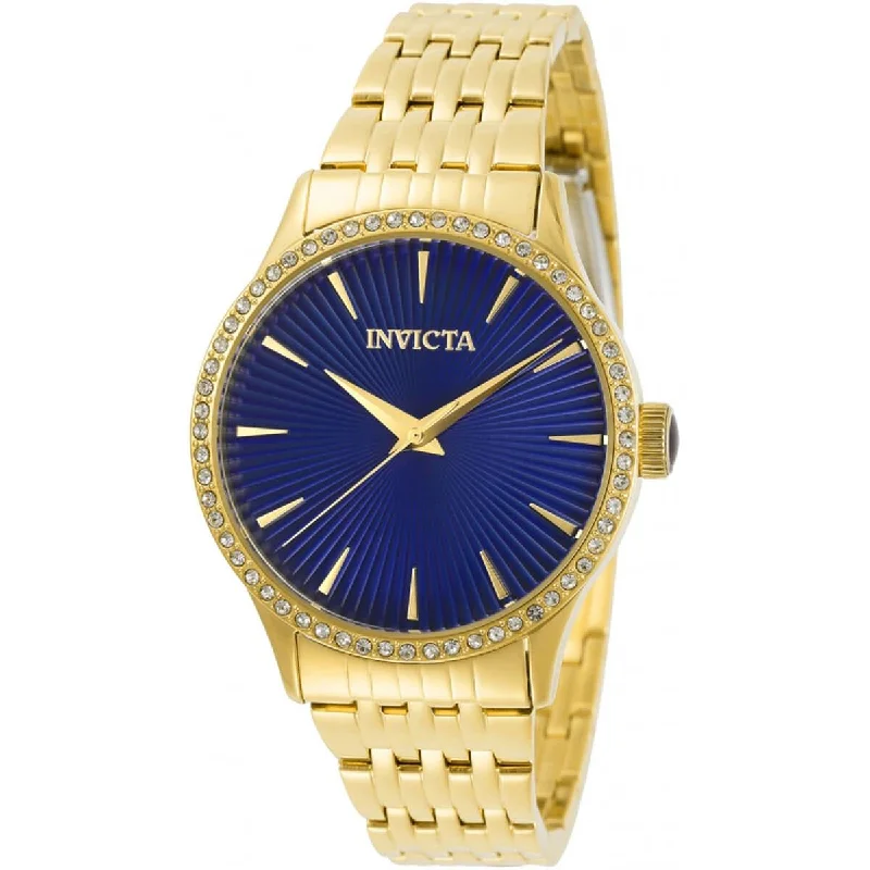 Watches with a luxurious look Invicta Women's Watch - Angel Quartz Blue Dial YG Stainless Steel Bracelet | 31947 Watches with a luxurious look Invicta Women's Watch - Angel Quartz Blue Dial YG Stainless Steel Bracelet | 31947